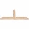 Ekena Millwork Portland Smooth Timber Gable Bracket, Douglas Fir, 36"W x 18"H x 1 1/2"D x 3 1/2"F, 12/12 Pitch GBW036X18X0204POR00SDF - alternate 4